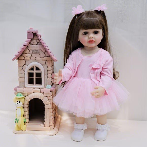 Philodendron Pink Princess - Lifelike Betty Reborn Baby 55CM -NPK