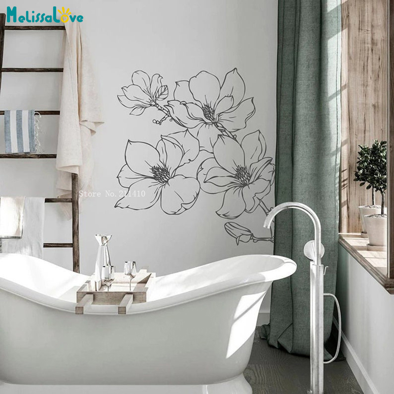 Monstera Thai Constellation - Flower Plant Wall Decal Bathroom Bedroom