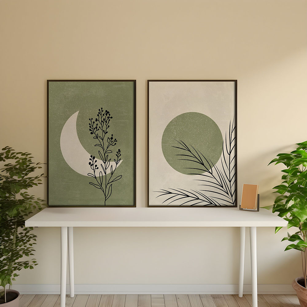 2pcs/set Bohemian Plant Moon S - Plant Parenting 评论和价格