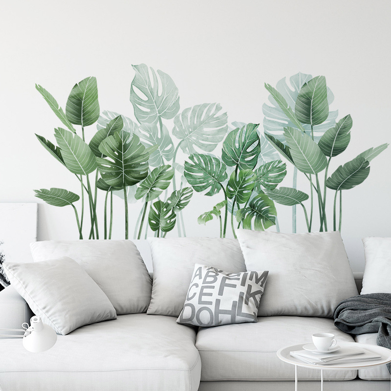Green Leaves Decorative Vinyl  - Monstera Thai Constellation 评论和价格
