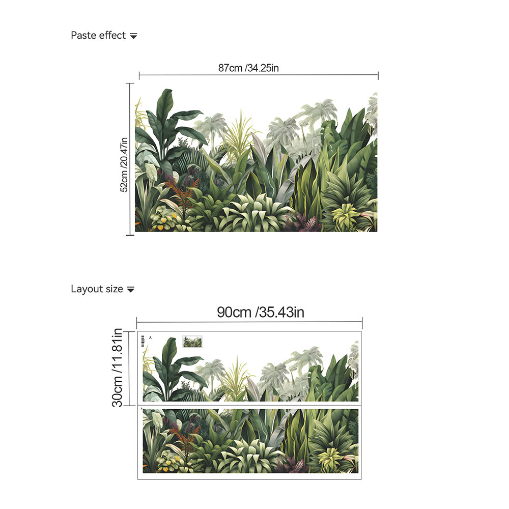 2PCS Tropical Green Plants Wal - Monstera Thai Constellation 评论和价格