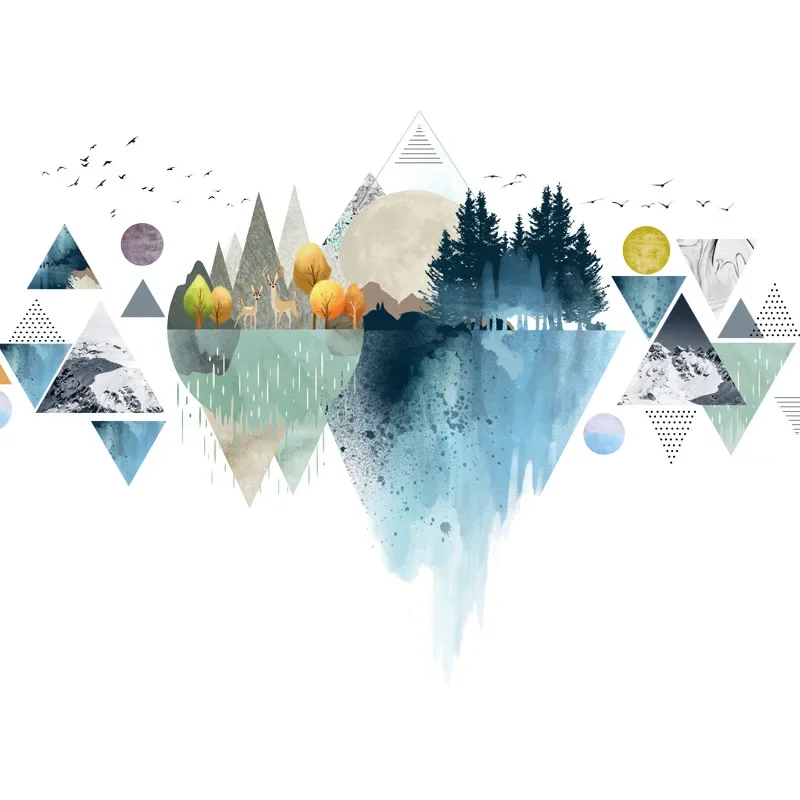 New 1pcs Nordic Triangle Dream - Monstera Thai Constellation 评论和价格