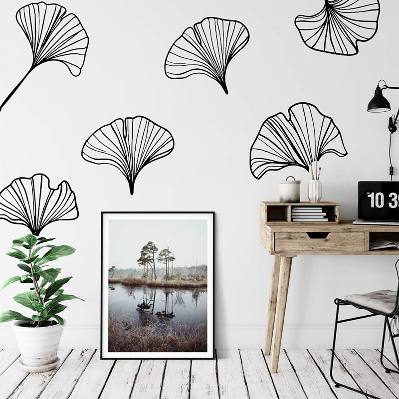 Large Pack of 6 Ginkgo Leaves  - Monstera Thai Constellation 评论和价格
