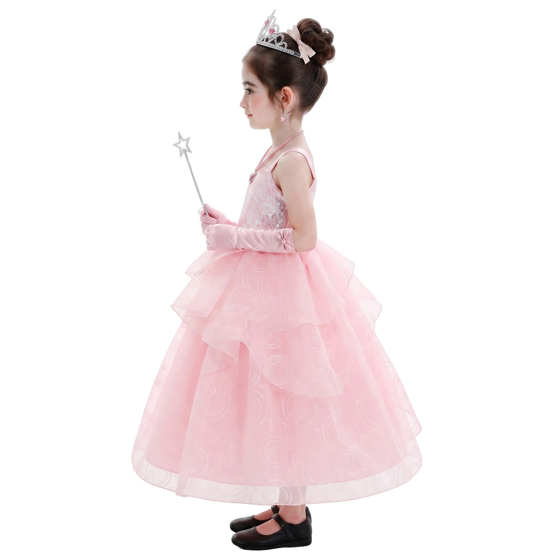 Girls Glinda Cosplay Pink Witc - Philodendron Pink Princess 评论和价格
