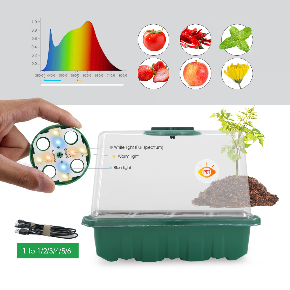 LED Nursery Pots with Grow Lig - Plant Parenting 评论和价格