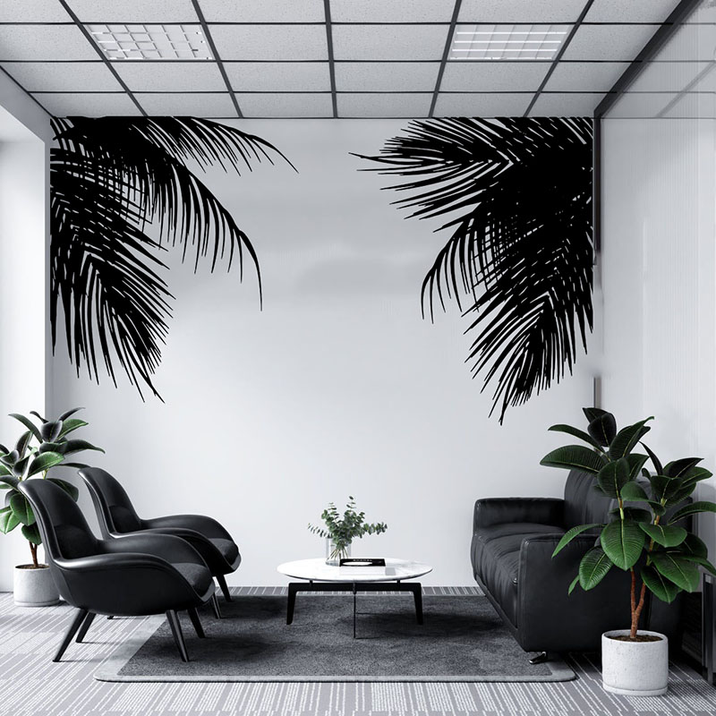 Tropical Palm Tree Leaves Wall - Monstera Thai Constellation 评论和价格